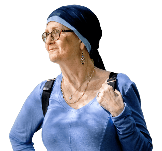 Graph showing overall survival improvement with Tumor Treating Fields (TTFields) plus temozolomide versus temozolomide alone in newly diagnosed glioblastoma patients